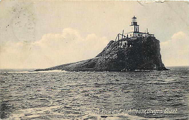 A picture postcard from the 1910s shows "Terrible Tilly" on a calm day.